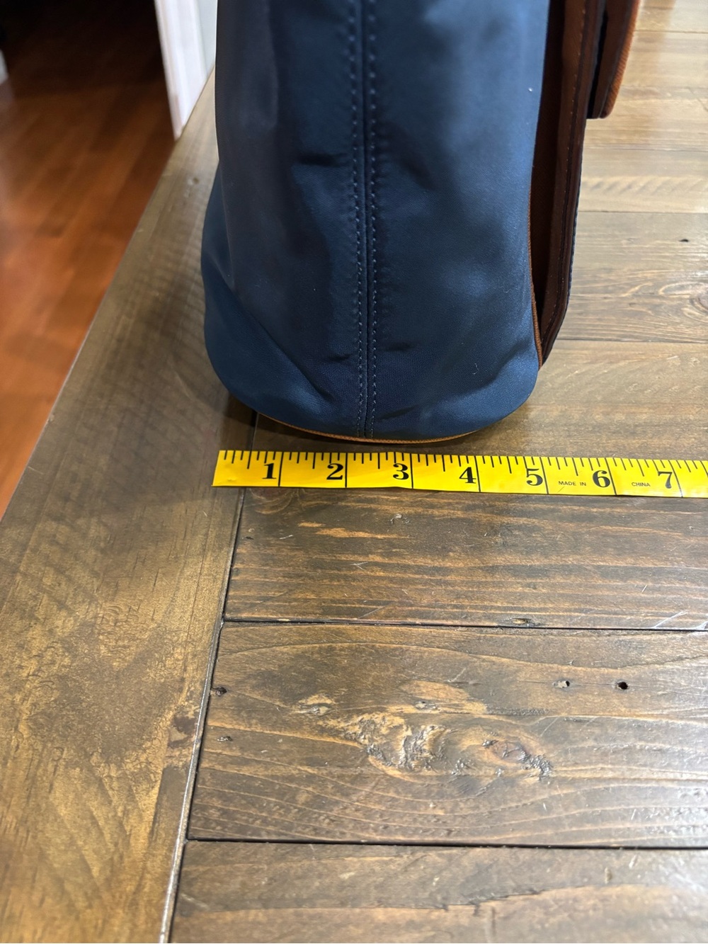 Michael Kors Jet Set Nylon Tote Bag in Navy Blue - Picture 11 of 12
